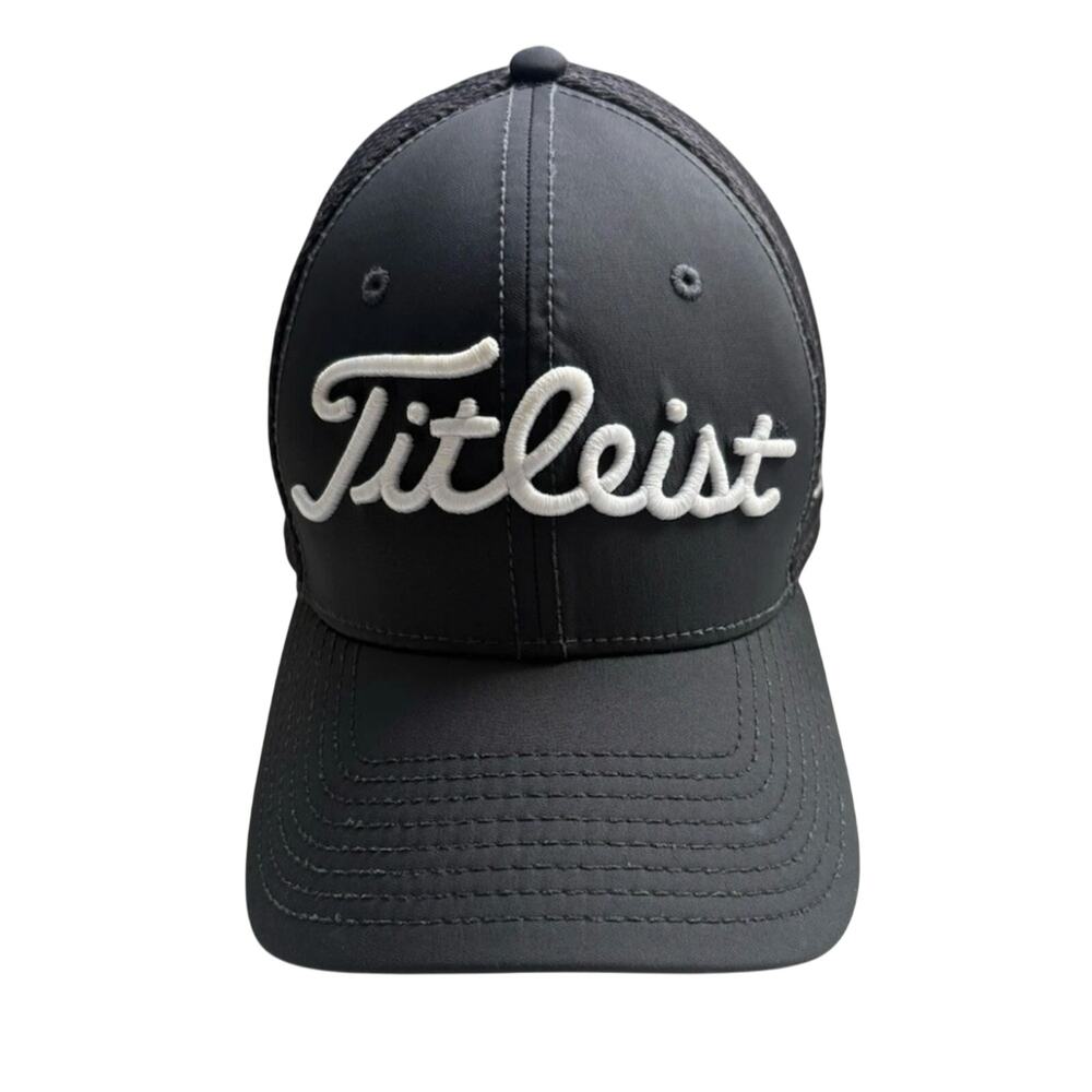 Titleist Patch Hat FJ Mens M/L Gray Fitted Stretch ProV1 AFlex Golf